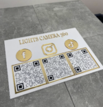 Personalised QR Code Signage